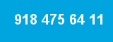 918 475 64 11 918 475 64 11